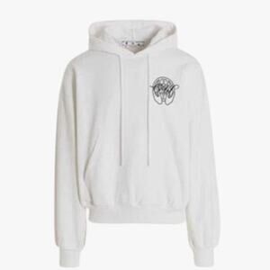 Off White Hand Arrow Boxy Pullover Hoodie *NEW*SIZE XL